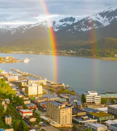 Rainbow over Alaska